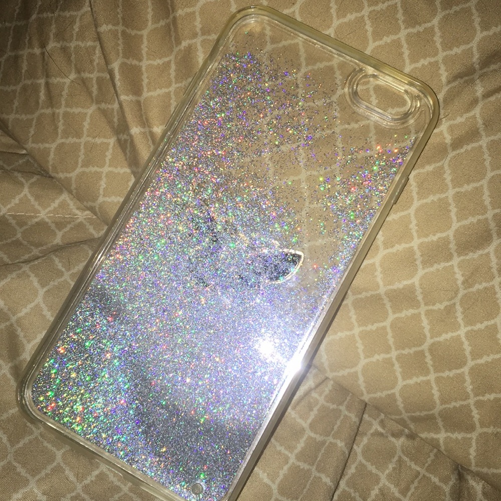 iPhone 6s Plus glitter case w/ finger ring - Picture 3 of 3